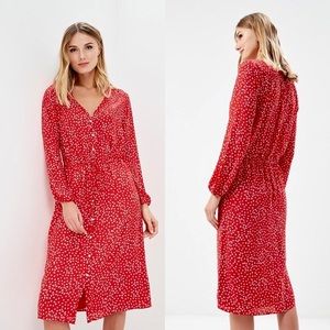 Gap Midi Ditsy Floral Dress